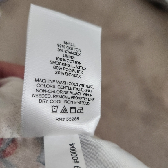 Brand New Women Floral V-neck Cotton Top XS - Picture 8 of 8